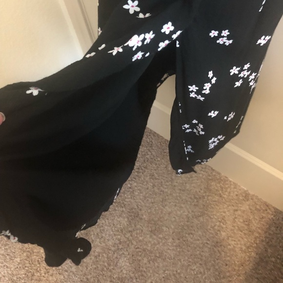 NWOT J.JILL Sleeveless Ruffle-Trimmed Maxi Dress - Picture 4 of 6